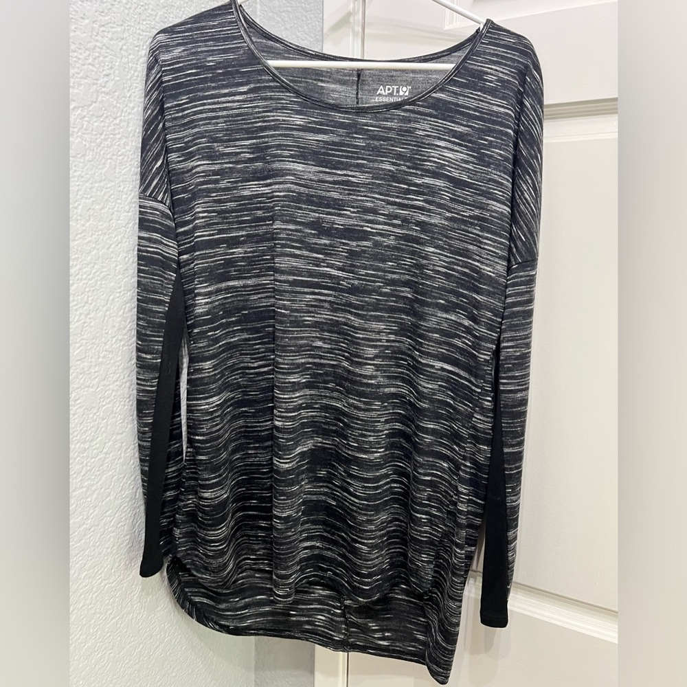 Apt 9 drop shoulder long sleeve top